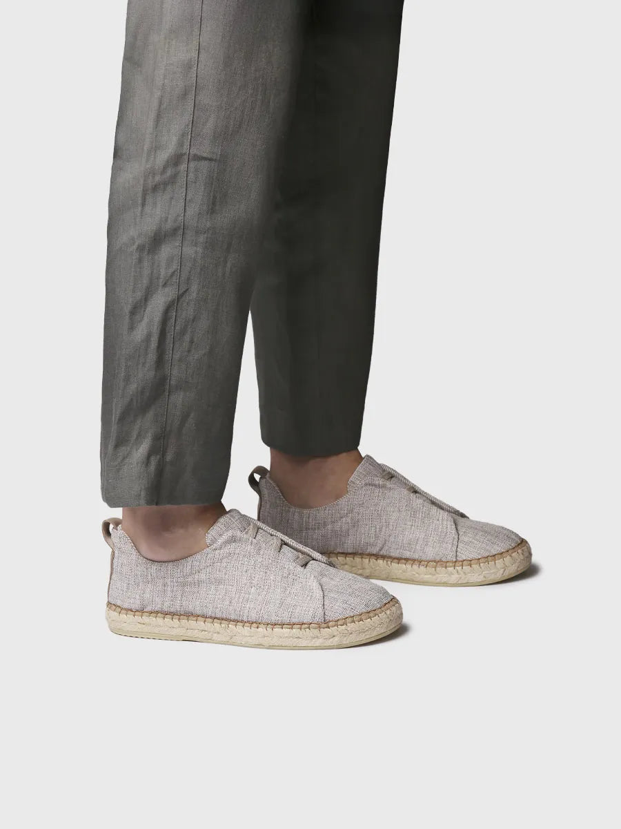 - Alpargatas cerradas de hombre en tejido natural | DIDIER - Toni Pons