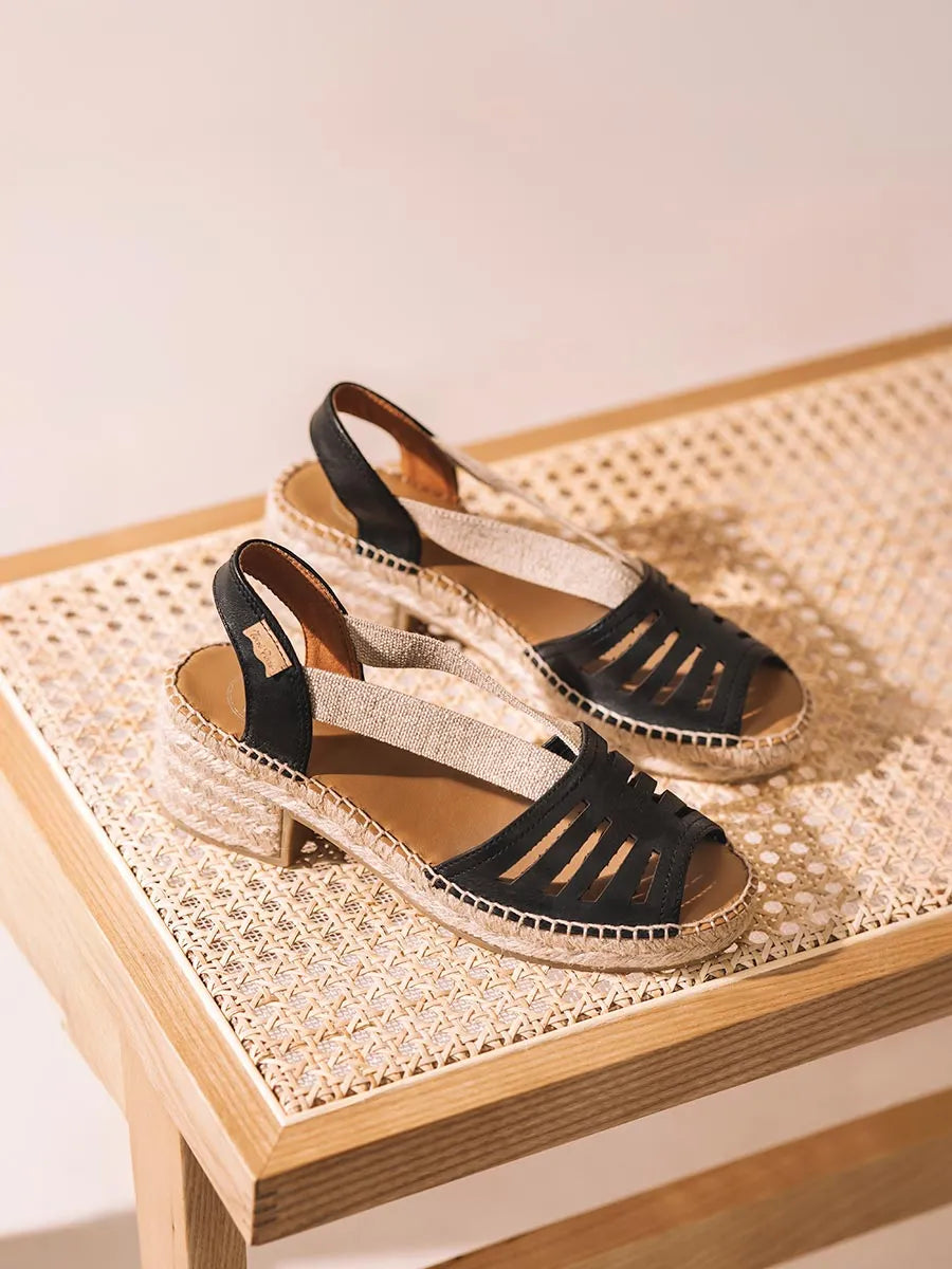 TONI PONS Dana-FT Alpargatas Mujer Natural Talla 42 EU Hechas A Mano En España