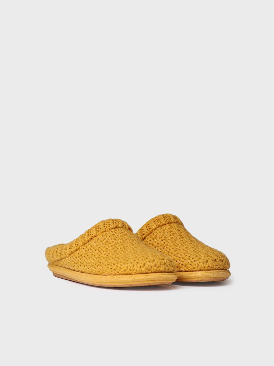zapatillas de casa mujer - Slippers para mujer en tejido trenzado en Gris | DOMI-SR - Toni Pons