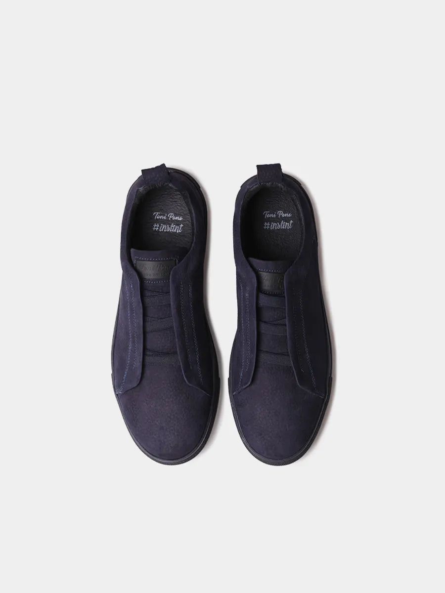 Zapatos con cordones hombre - Deportivas con cordones elásticos en nobuk para hombre | DORCA - Toni Pons