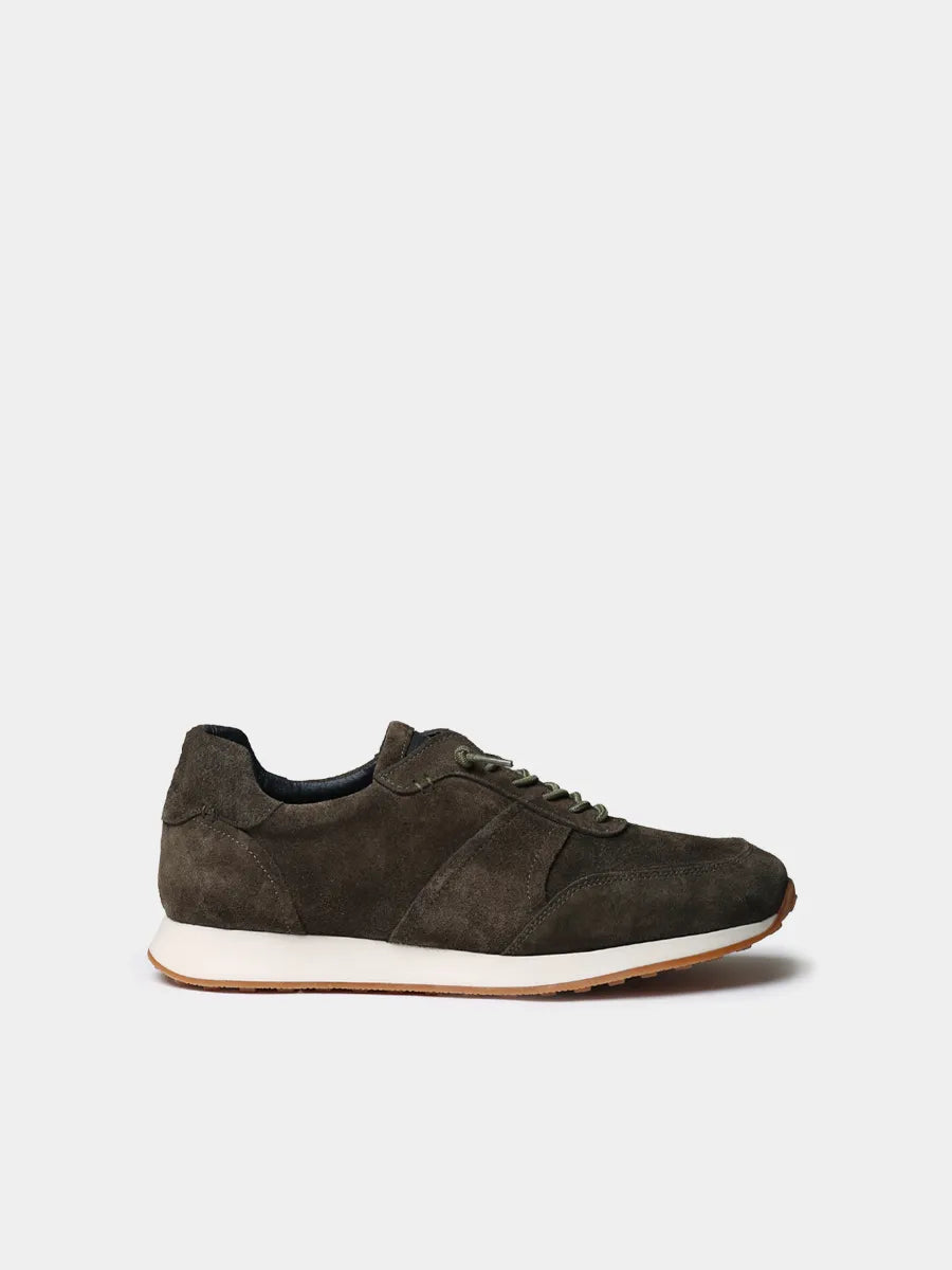 Zapatos con cordones hombre - Deportivas con cordones elásticos en serraje para hombre | DORIAN - Toni Pons