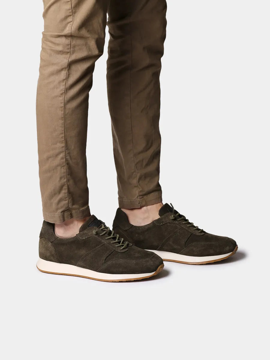 Zapatos con cordones hombre - Deportivas con cordones elásticos en serraje para hombre | DORIAN - Toni Pons