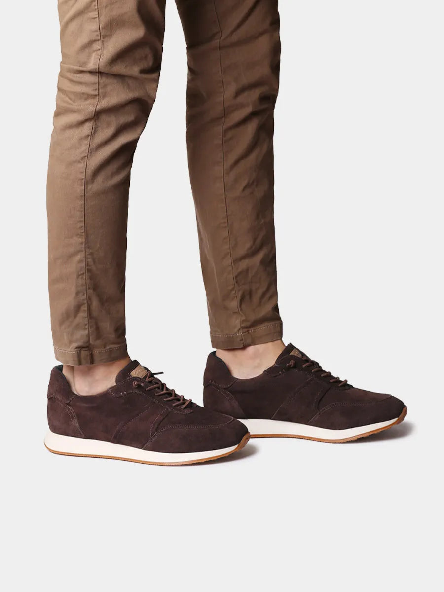 Zapatos con cordones hombre - Deportivas con cordones elásticos en serraje para hombre | DORIAN - Toni Pons