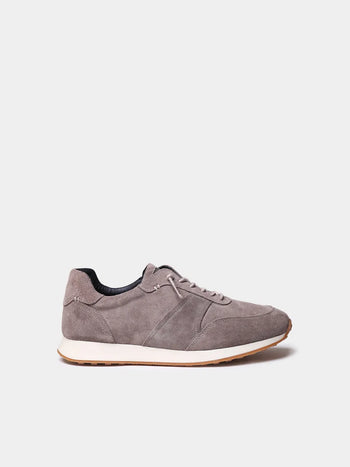 Zapatos con cordones hombre - Deportivas con cordones elásticos en serraje para hombre | DORIAN - Toni Pons