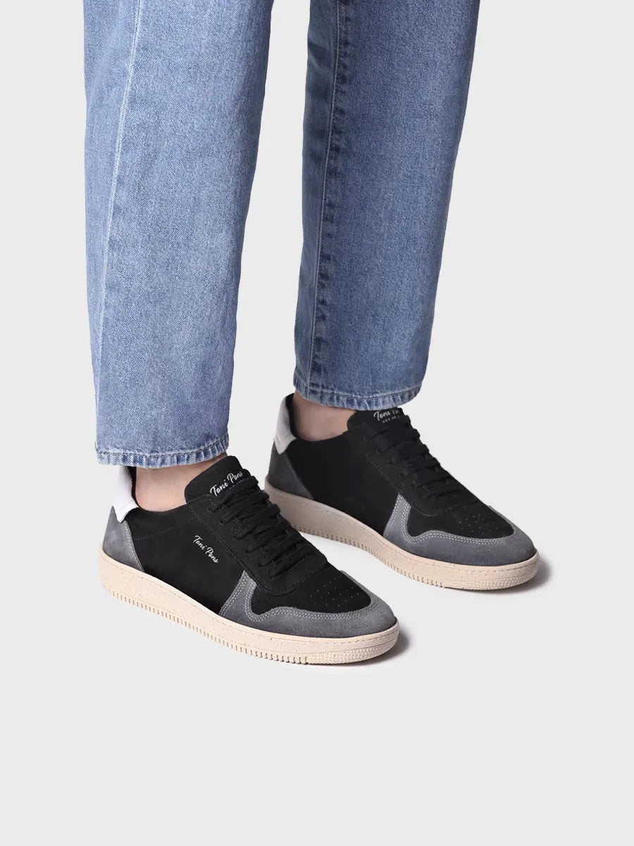 zapatillas hombre - Sneakers para hombre en serraje | DUBLIN - Toni Pons