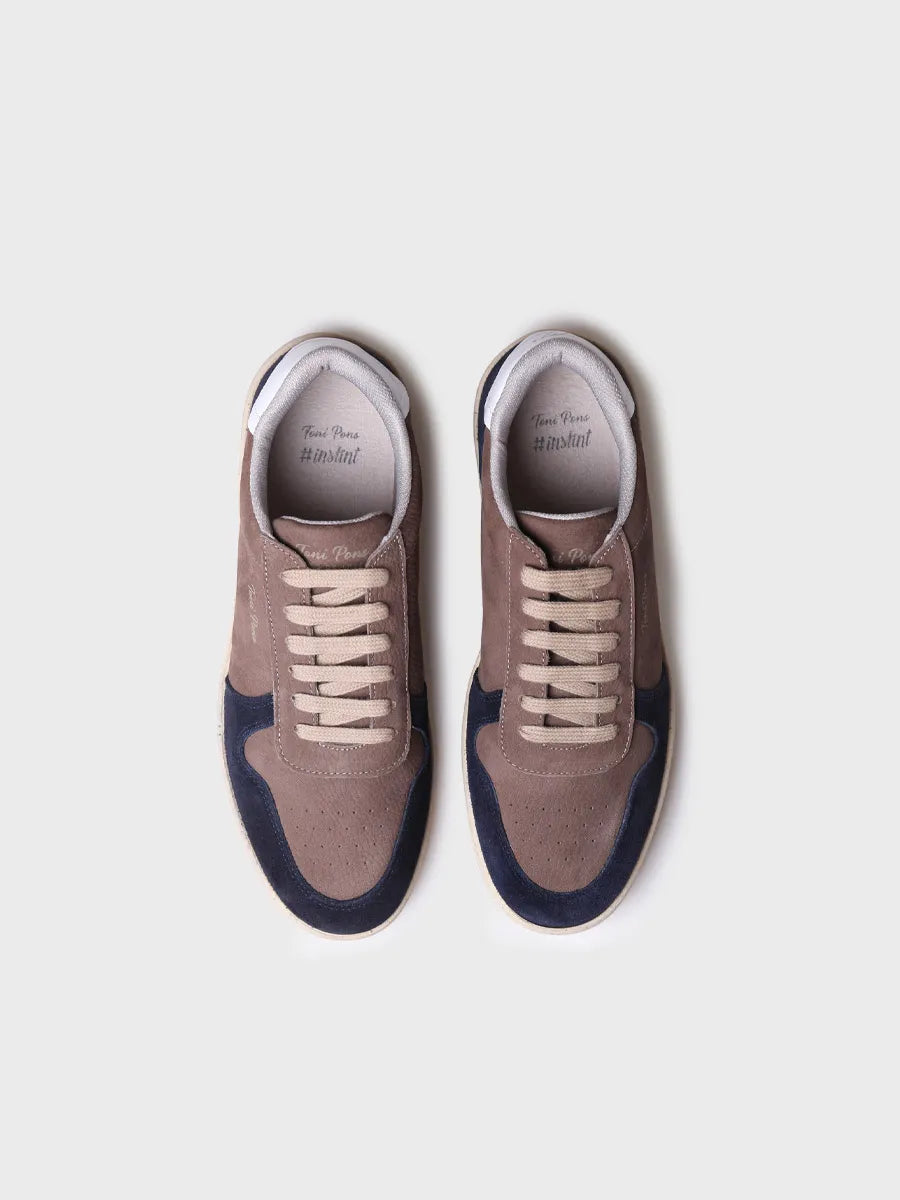 zapatillas hombre - Sneakers para hombre en serraje | DUBLIN - Toni Pons