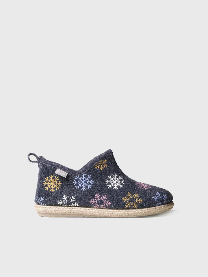 zapatillas de casa mujer - Slipper abotinada para mujer en fieltro | DUNA-CP - Toni Pons