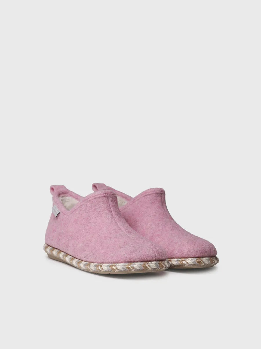 zapatillas de casa mujer - Slipper abotinada para mujer en fieltro | DUNA-FP - Toni Pons