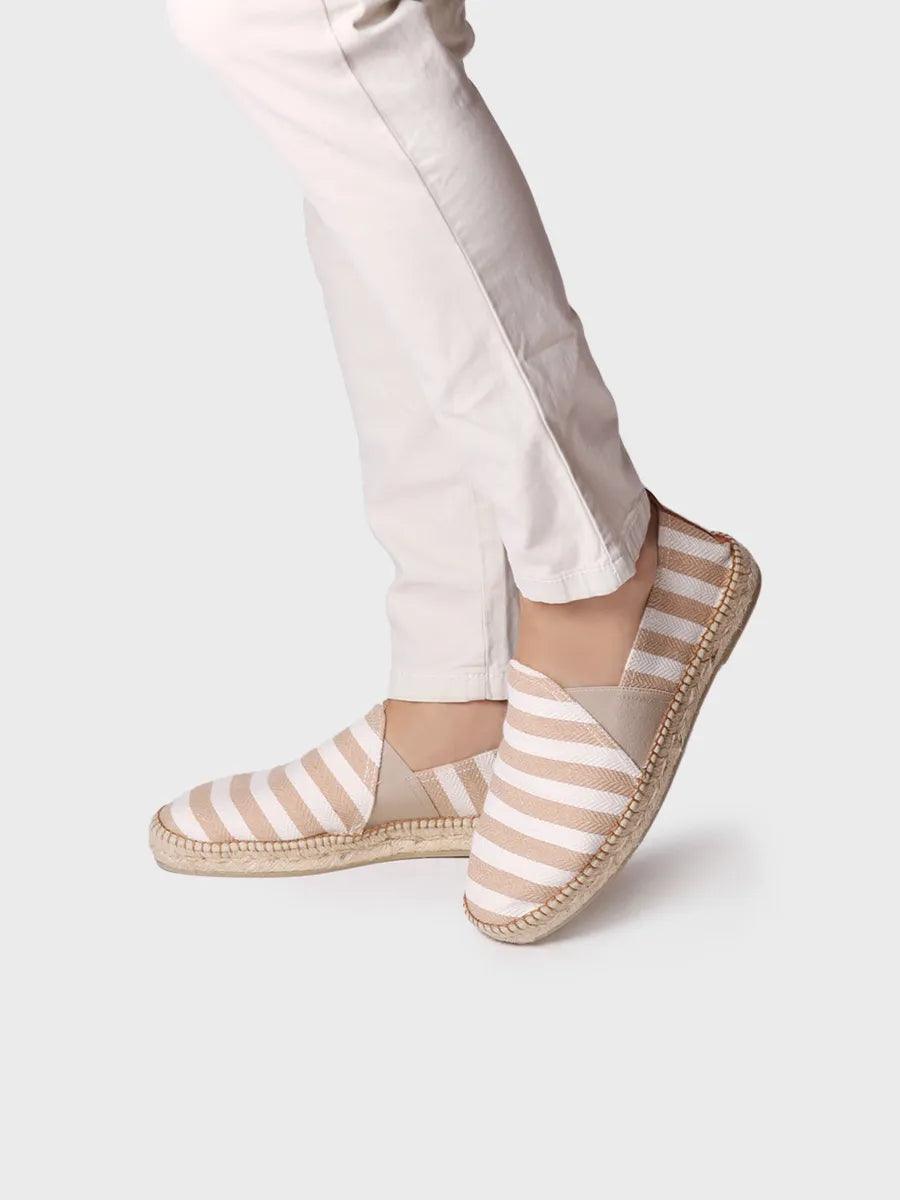 alpargatas hombre - Alpargata para hombre en tejido rayado | DUSTIN  - Toni Pons