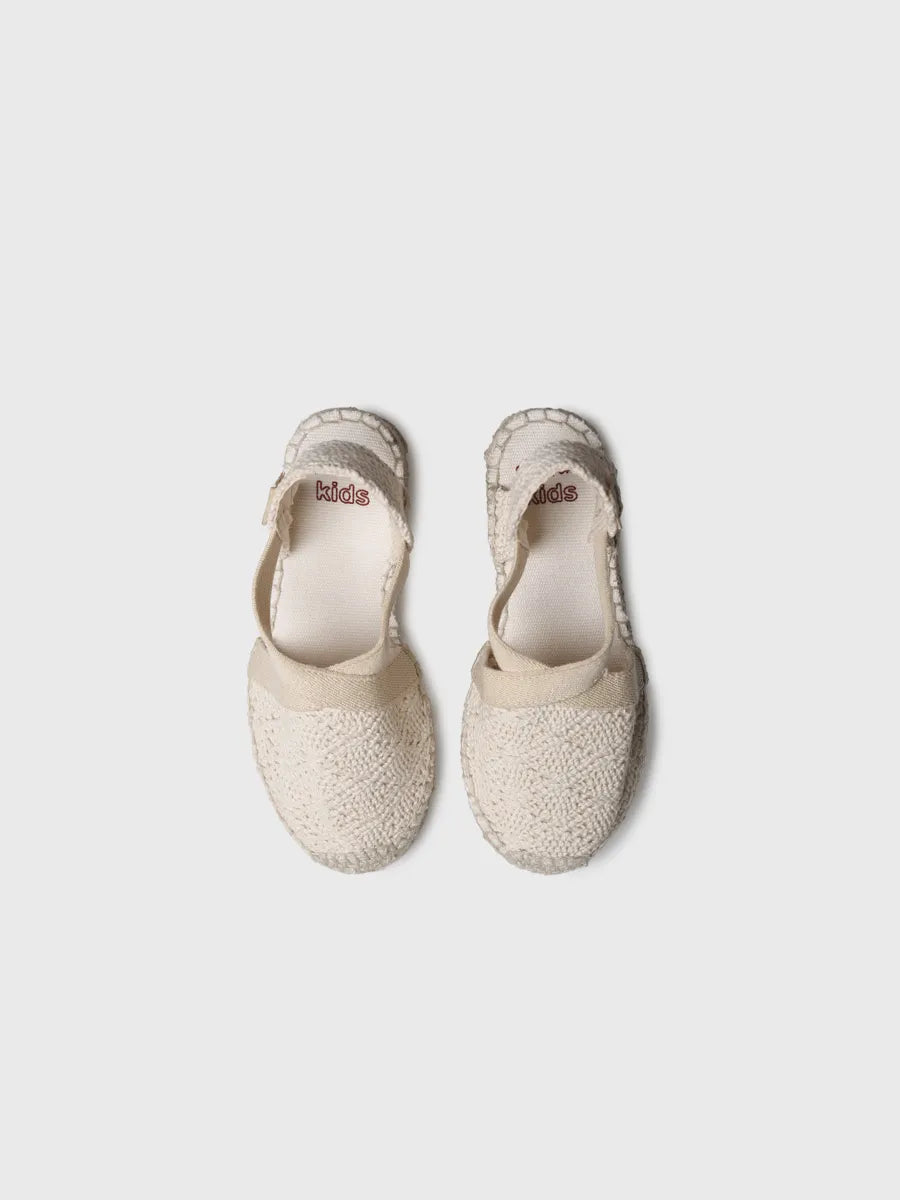 - Alpargatas infantiles de ganchillo con cuña de yute | EDITA-AD - Toni Pons