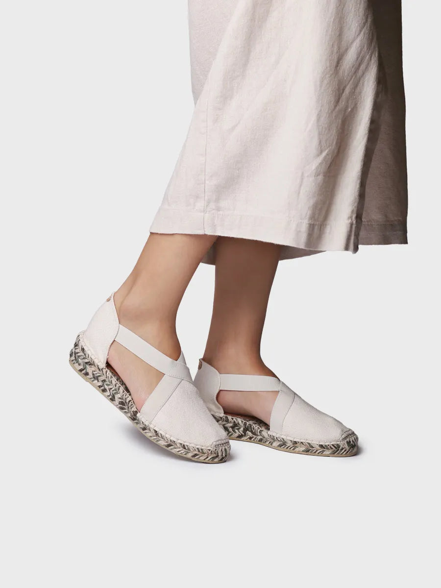 - Alpargatas planas de mujer con elásticos y suela multicolor | ELBA - Toni Pons