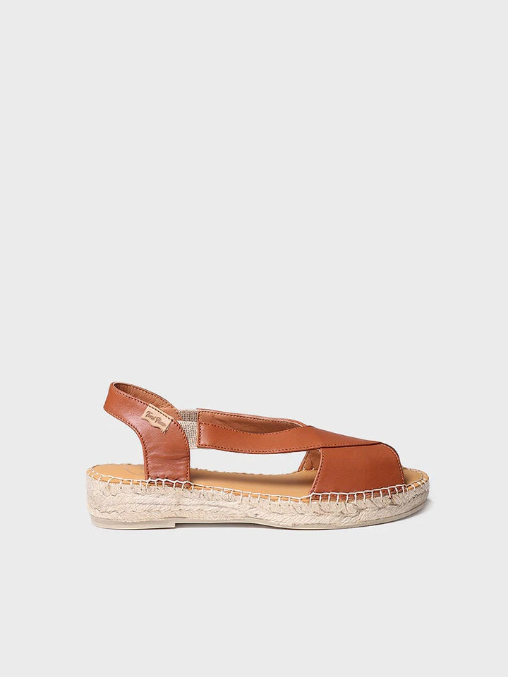 - Sandalias de mujer en piel con tiras cruzadas | ELDA-P - Toni Pons