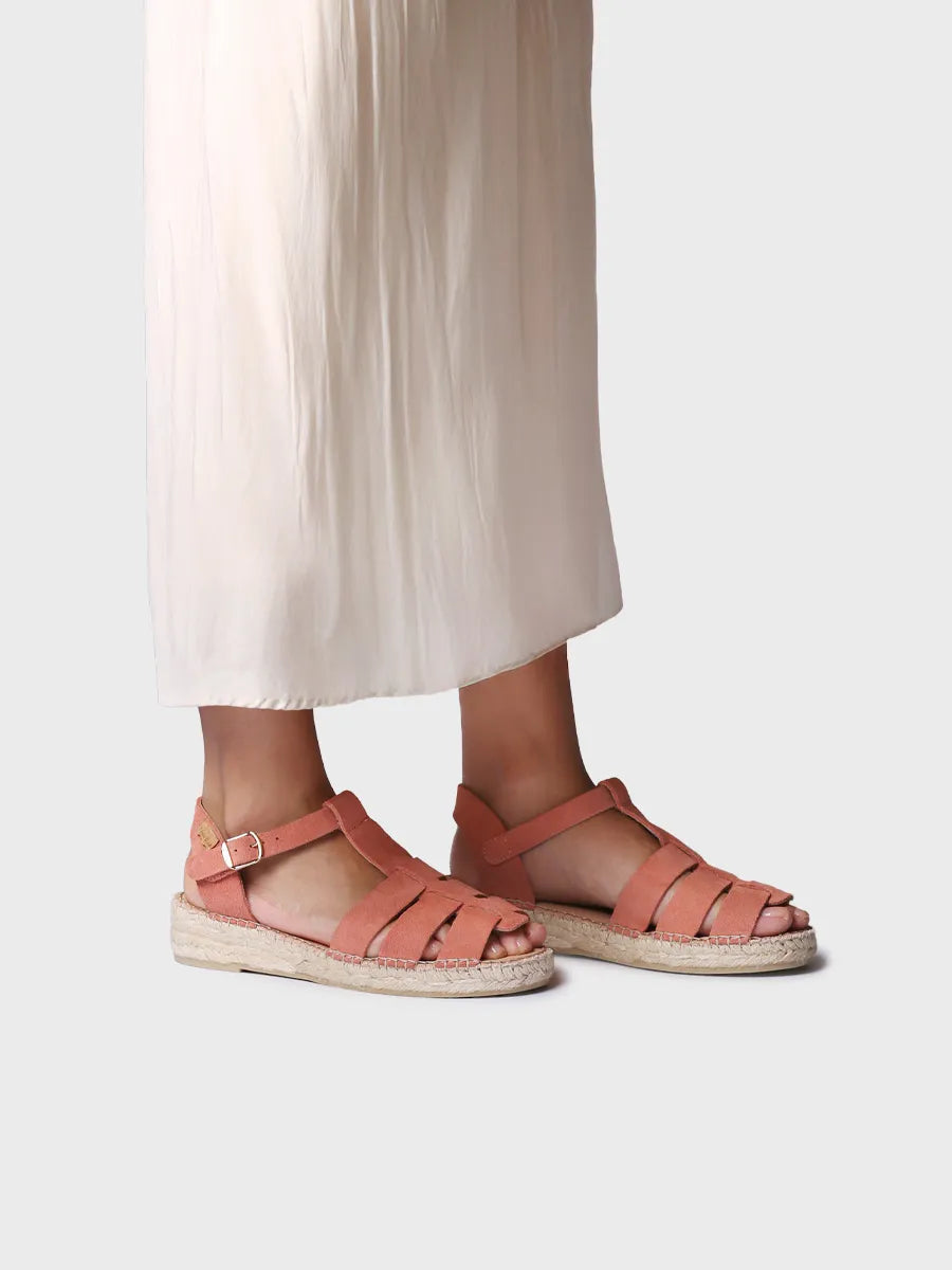 - Sandalia cangrejera de mujer en serraje | ELENA - Toni Pons