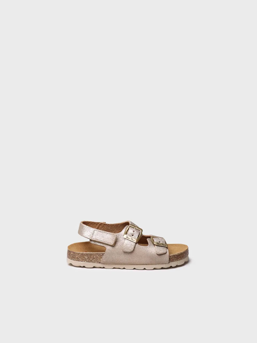 sandalias infantiles - Sandalia BIO para niños en serraje | ELLIOT-QT - Toni Pons