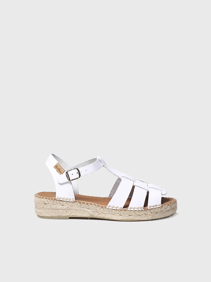 - Sandalias cangrejeras planas de mujer en piel | EMMA - Toni Pons