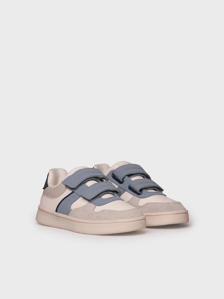 Zapatos infantiles - Zapatilla deportiva infantil en piel con velcro | ENZA - Toni Pons