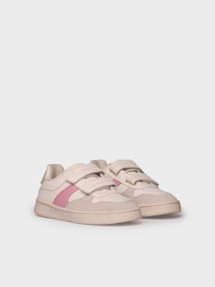 Zapatos infantiles - Zapatilla deportiva infantil en piel con velcro | ENZA - Toni Pons