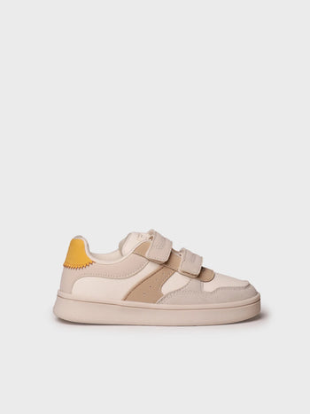Zapatos infantiles - Zapatilla deportiva infantil en piel con velcro | ENZA - Toni Pons