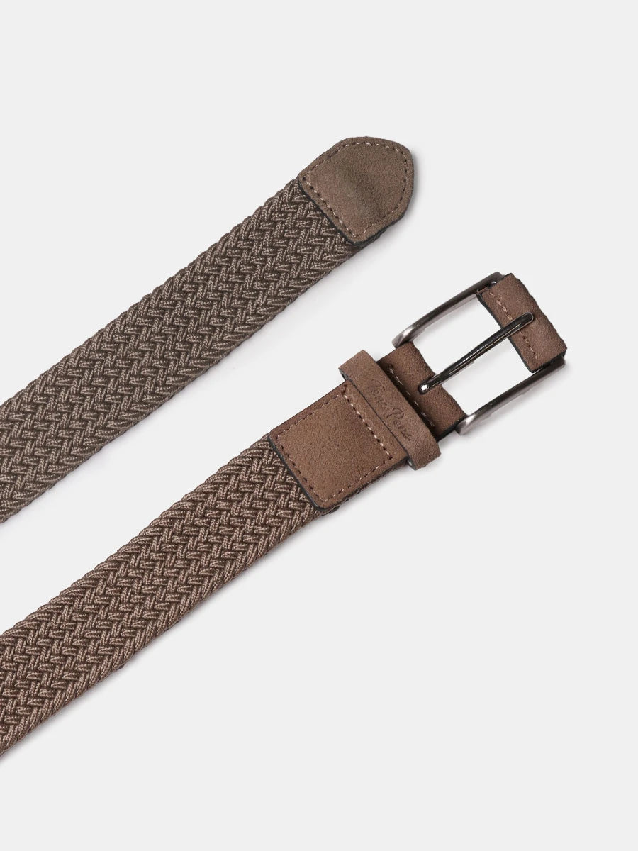 - Cinturón de hombre de tela y piel | ERIC - Toni Pons