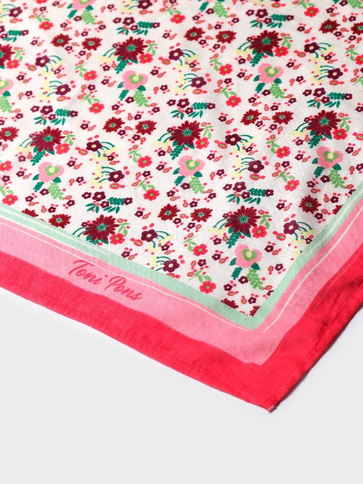 - Fular de algodón estampado multicolor | FABIOLA - Toni Pons