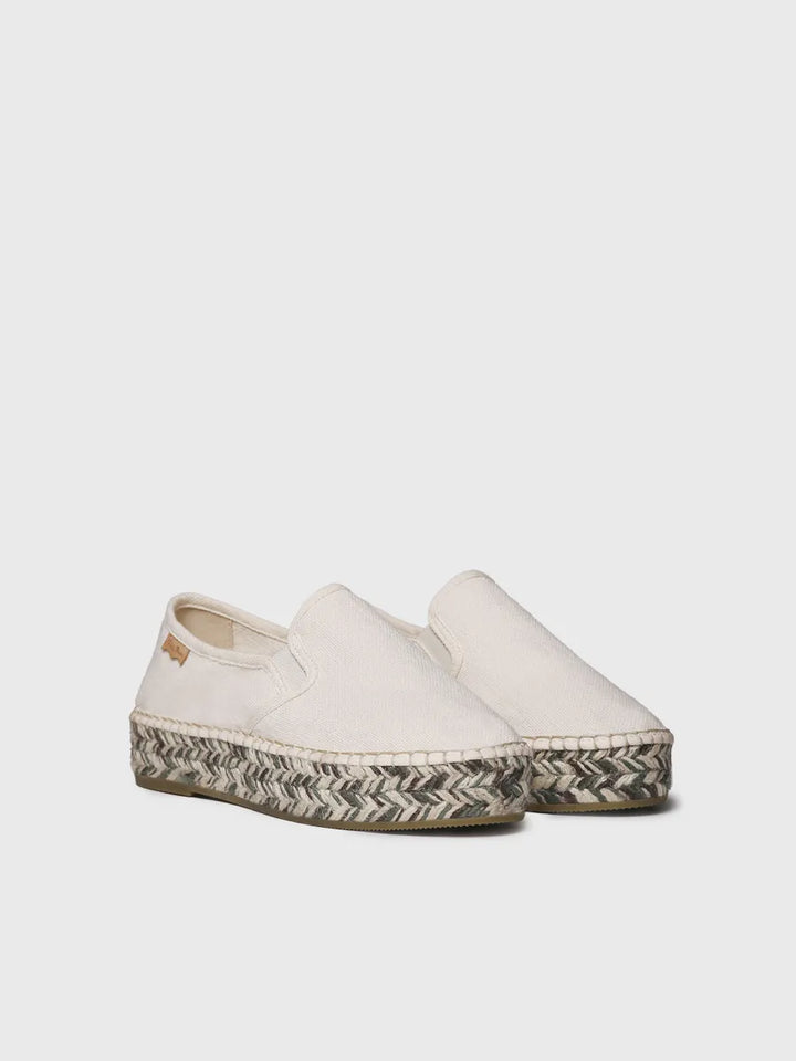 - Alpargatas de mujer con detalle multicolor en yute | FIORELLA - Toni Pons