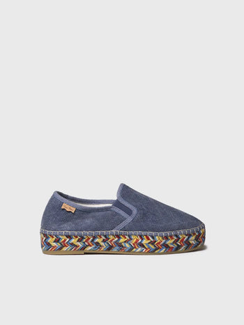 - Alpargatas de mujer con detalle multicolor en yute | FIORELLA - Toni Pons