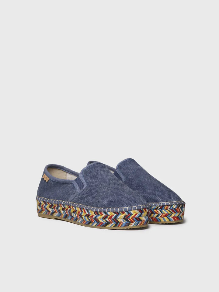 - Alpargatas de mujer con detalle multicolor en yute | FIORELLA - Toni Pons
