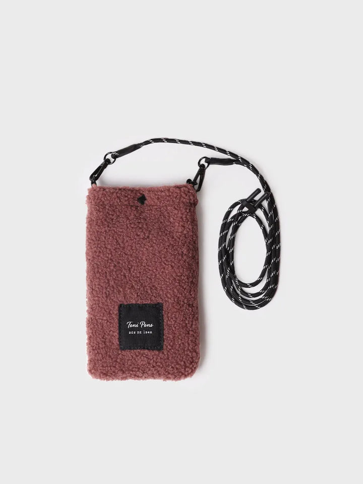 Complementos - Bolso para el móvil en material tipo borrego | GABIN - Toni Pons