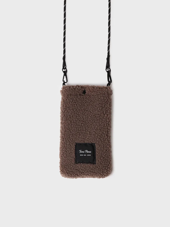 Complementos - Bolso para el móvil en material tipo borrego | GABIN - Toni Pons