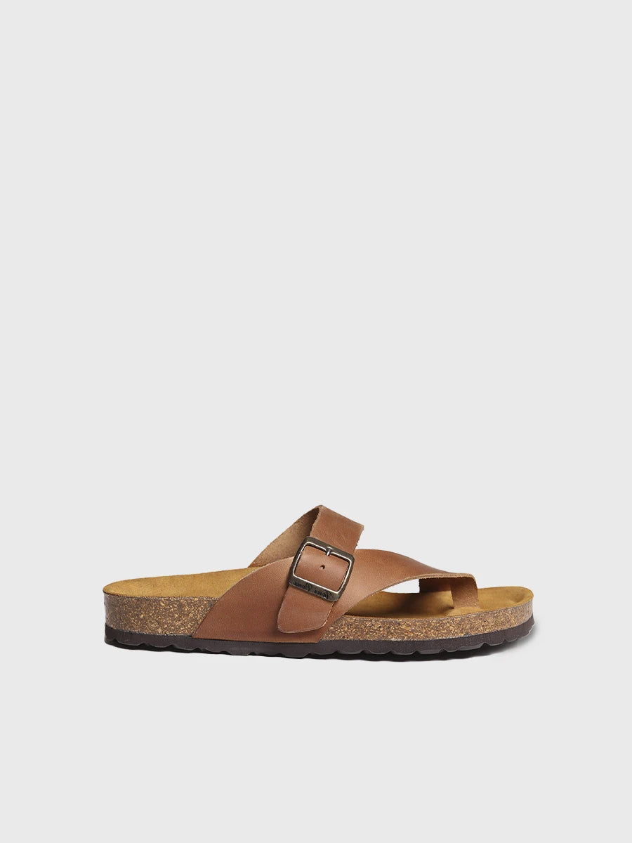 - Sandalia de mujer con hebilla en color Blanco | GAIA-PE - Toni Pons