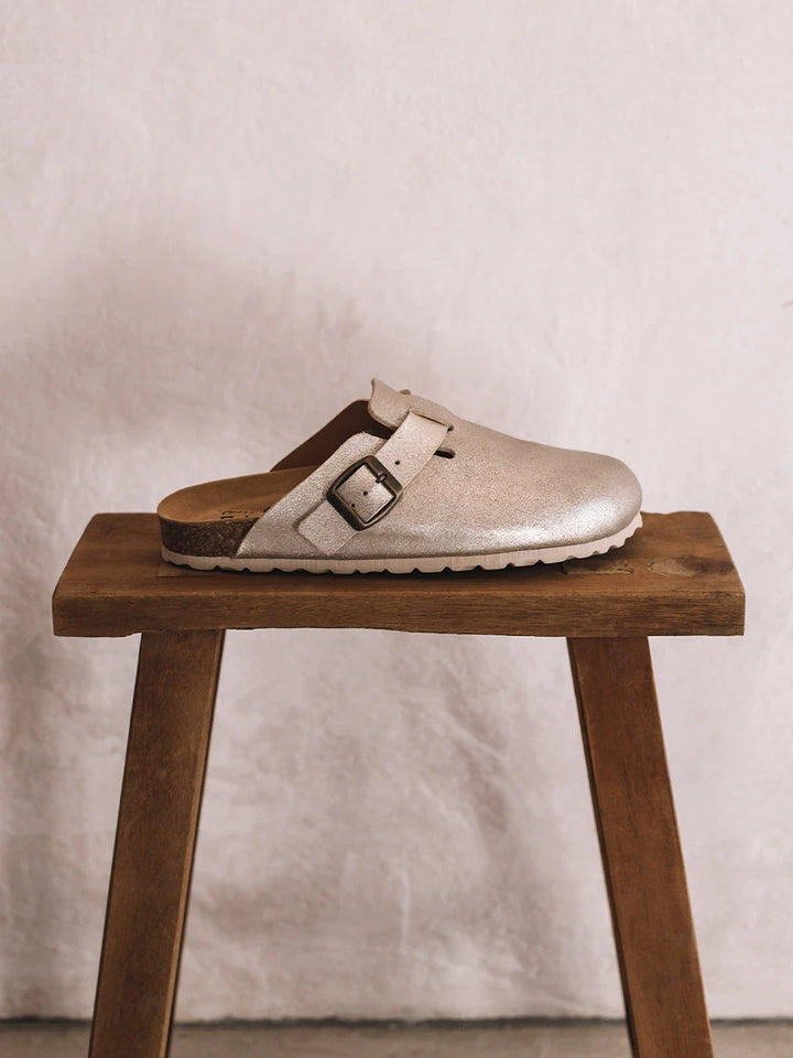 - Zueco de mujer en serraje con hebilla | GEMINA-QT - Toni Pons