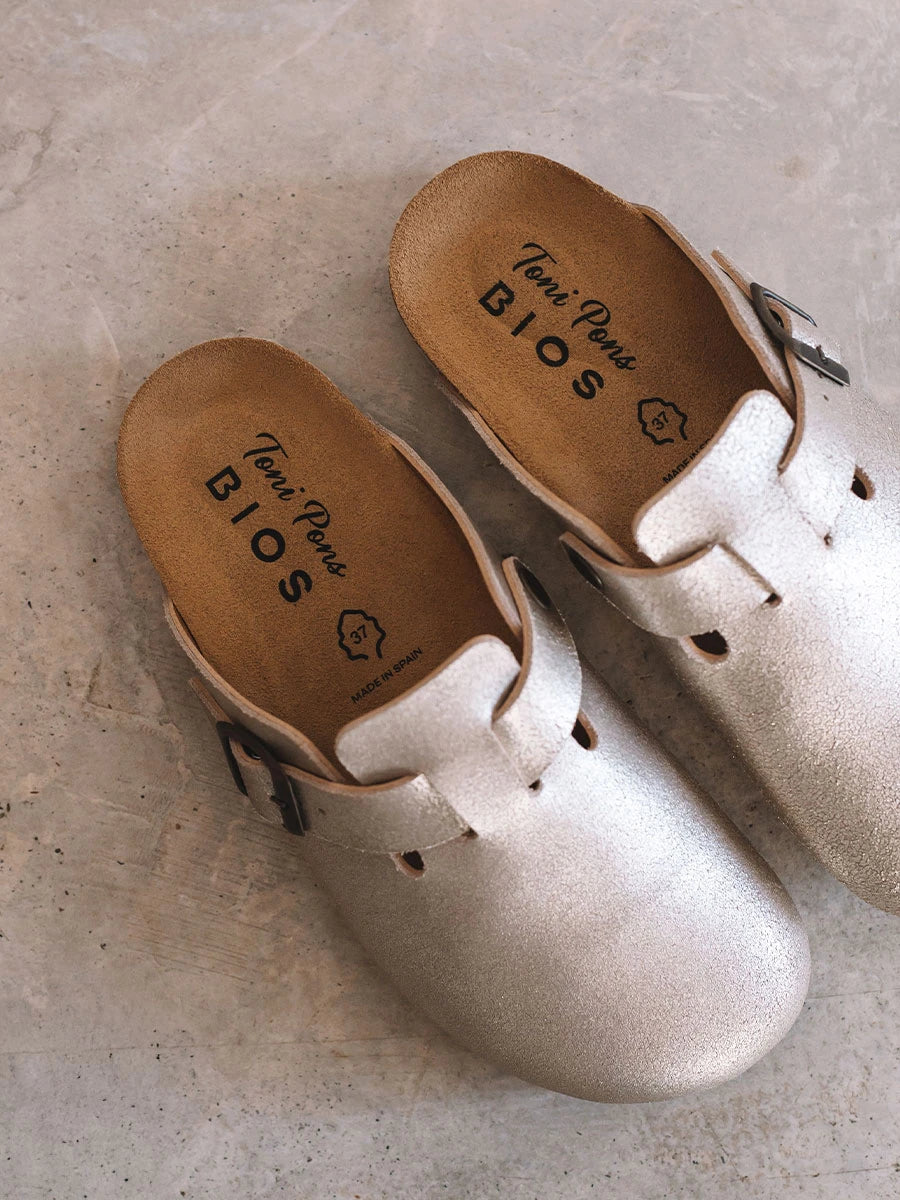 - Zueco de mujer en serraje con hebilla | GEMINA-QT - Toni Pons