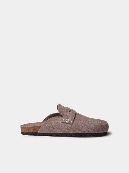 Zapatillas de casa hombre - Slippers tipo zueco de fieltro para hombre | GENIS - Toni Pons