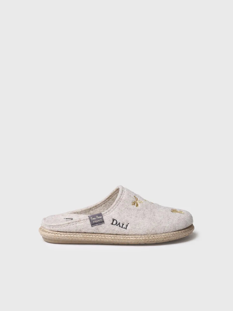 zapatillas de casa mujer - Zapatillas de casa de mujer inspiradas en la obra de Salvador Dalí | GESSAMI  - Toni Pons