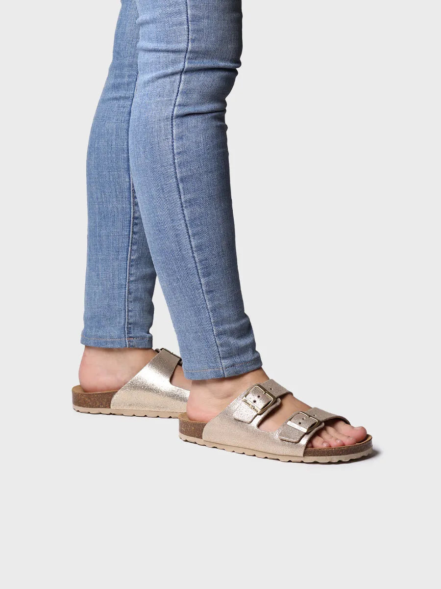 sandalias mujer - Sandalia de mujer con doble hebilla | GHANA-QT - Toni Pons