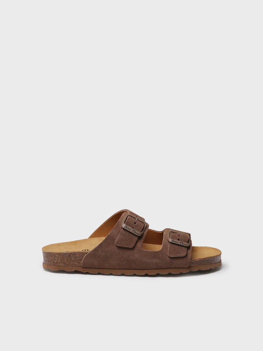 sandalias mujer - Sandalia de mujer con doble hebilla | GHANA-QT  - Toni Pons