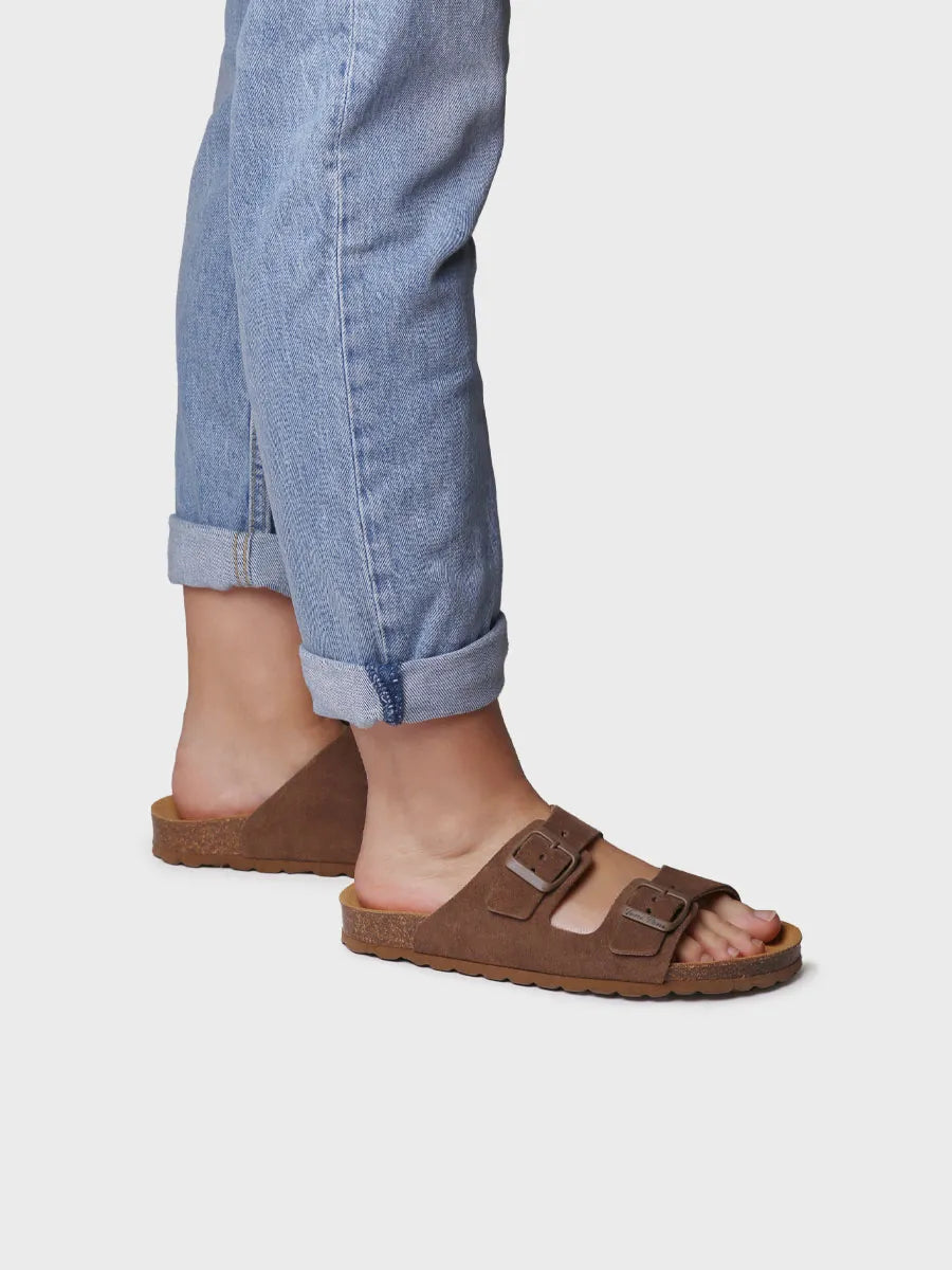 sandalias mujer - Sandalia de mujer con doble hebilla | GHANA-QT - Toni Pons