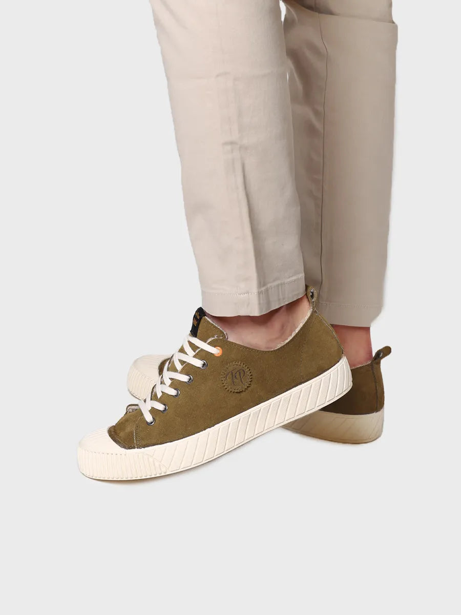 Men's sneaker in split leather | GIL-SY