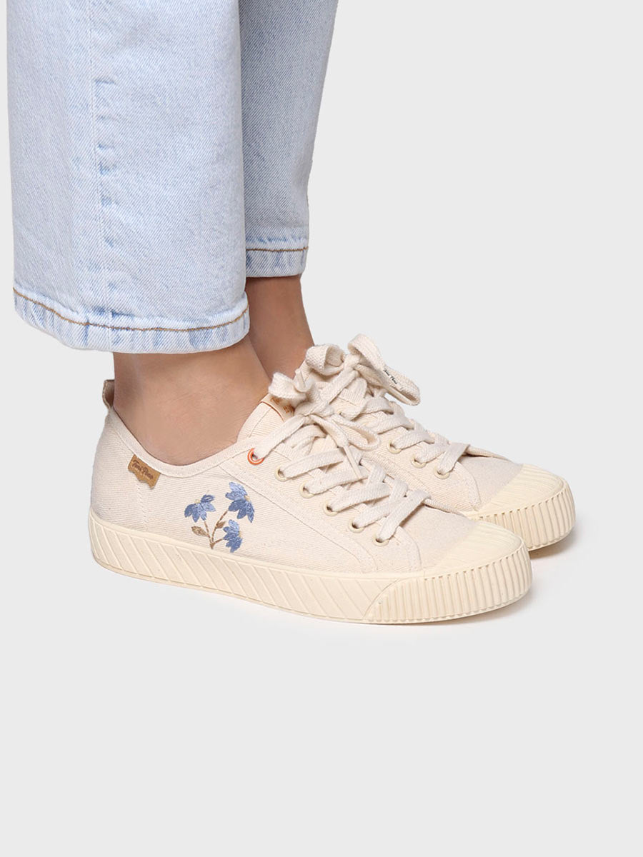 Zapatillas mujer - Zapatillas deportivas bajas para mujer en tejido reciclado - Toni Pons