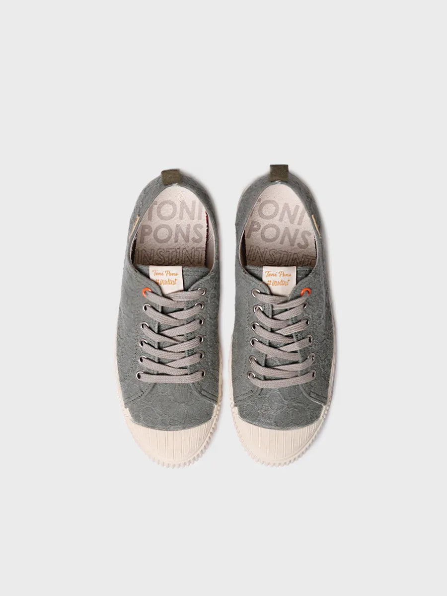 zapatillas mujer - Zapatillas deportivas bajas de mujer en tejido reciclado | GILDA-RB  - Toni Pons