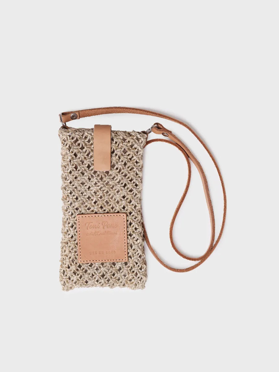 Complementos - Bolsa de yute para el móvil | GINETH - Toni Pons