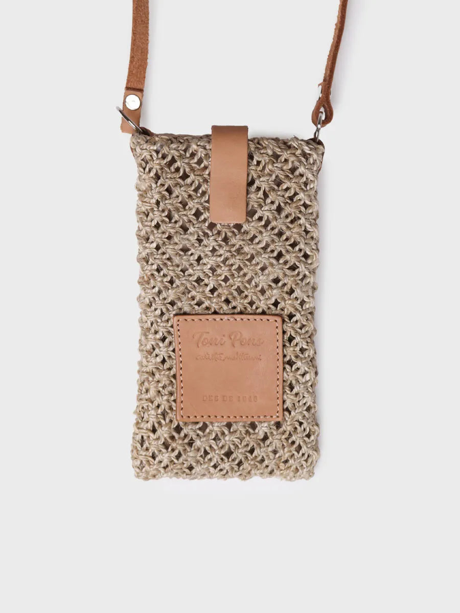 Complementos - Bolsa de yute para el móvil | GINETH - Toni Pons