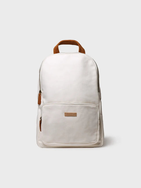 Complementos - Mochila de lona de algodón con tiras en ante vegano | GLORIA  - Toni Pons