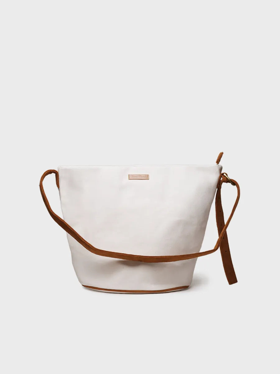 Complementos - Bolso de mujer en lona de algodón con asa ajustable | GOA  - Toni Pons
