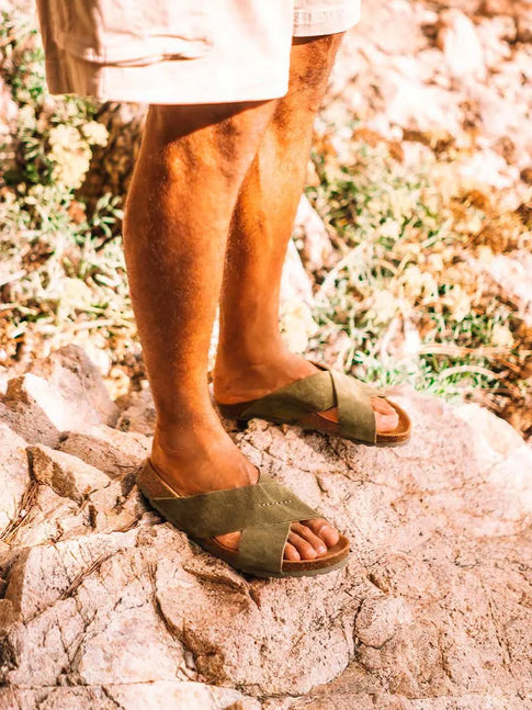 zapatillas hombre - Sandalia tipo BIO de hombre con tiras cruzadas | GOL-QT  - Toni Pons