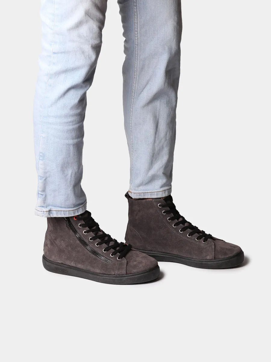 Botines hombre - Botín en serraje con cordones para hombre | GORI - Toni Pons