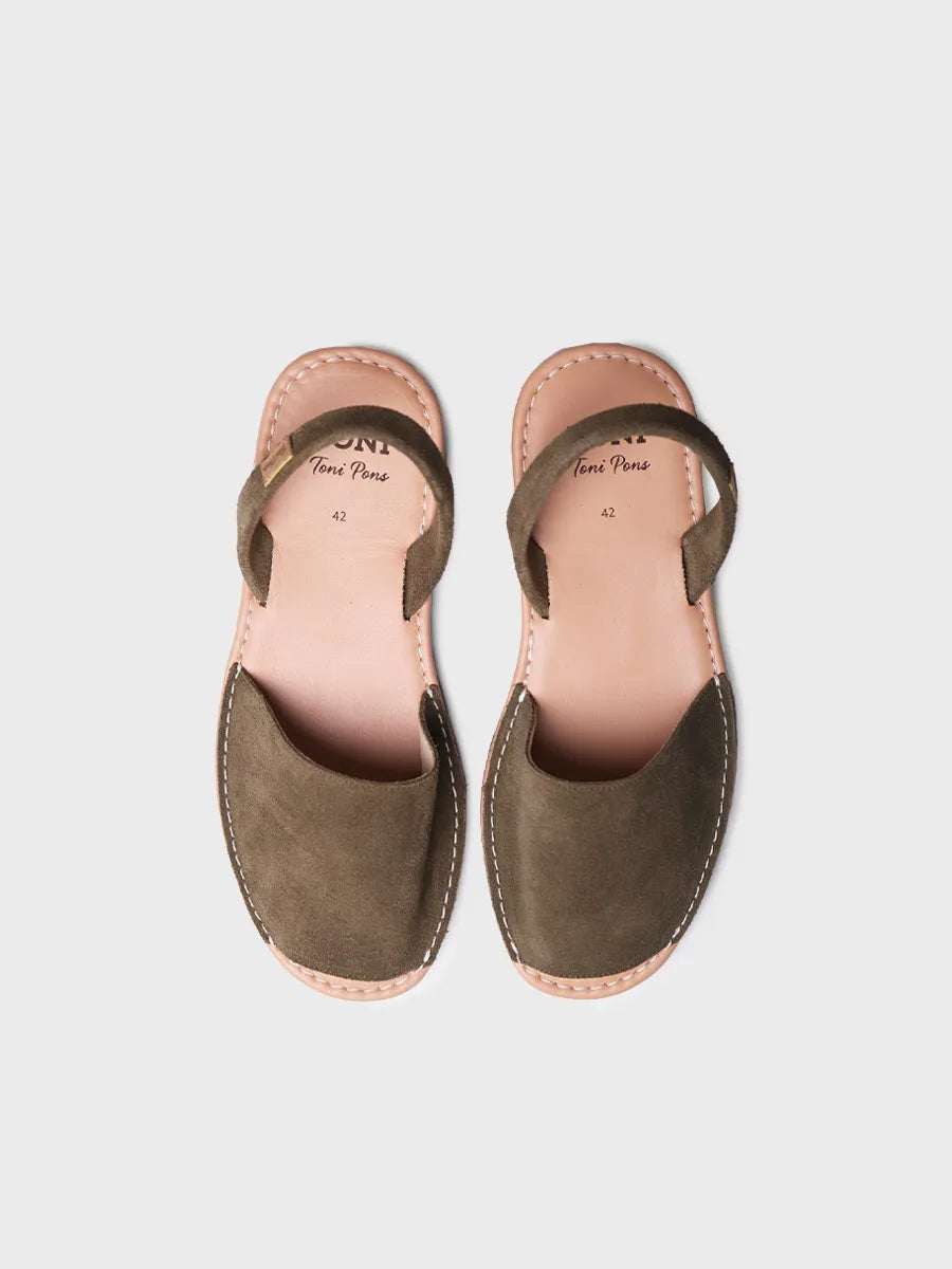 zapatillas hombre - Menorquina para hombre en serraje | GRAU-QT - Toni Pons