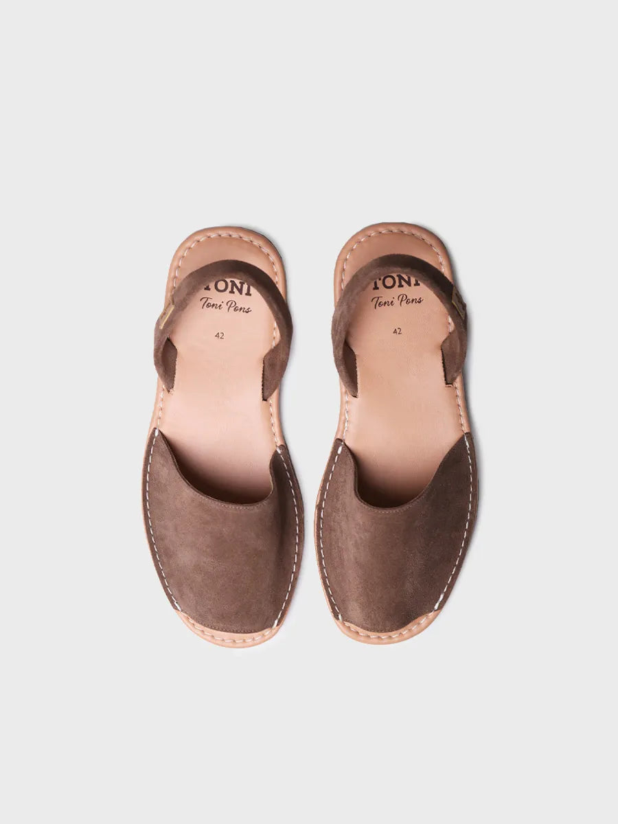 zapatillas hombre - Menorquina para hombre en serraje | GRAU-QT - Toni Pons