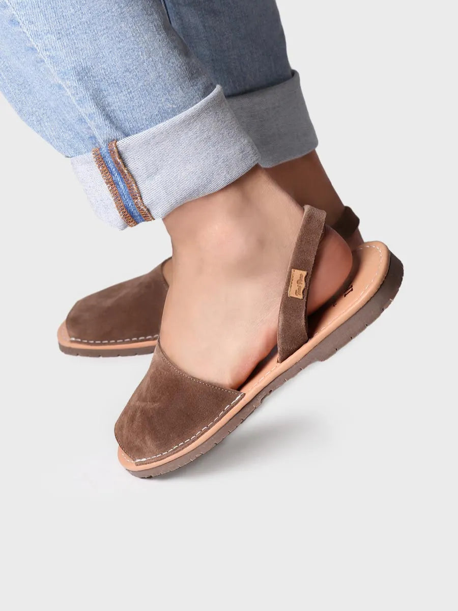 zapatillas hombre - Menorquina para hombre en serraje | GRAU-QT - Toni Pons
