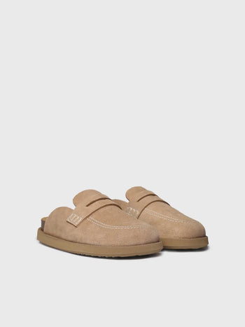 - Zueco de mujer en serraje tipo mocasín | GREVENA-QT - Toni Pons